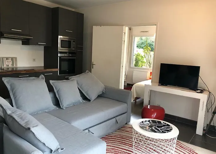 Superbe Deux pièces Vue Mer avec jardin